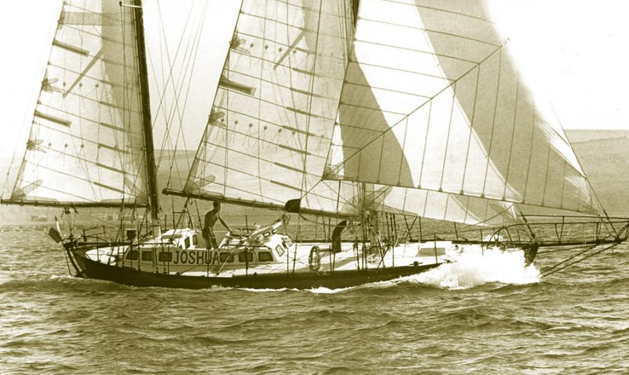 Joshua under sail Joshua under sail